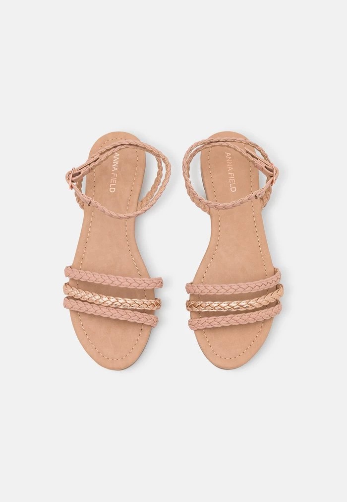 Sandale ANNA FIELD Anna Field Sandals Rose Doré Femme | XIL-7117516